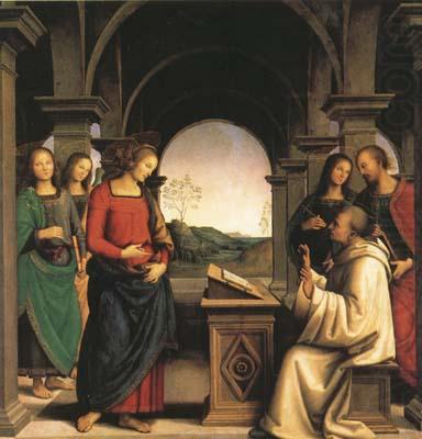 PERUGINO, Pietro The Vision of St Bernard (mk08) china oil painting image